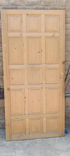 2 Wood door Length 6feet 9inch width 3feet 3inch for sale