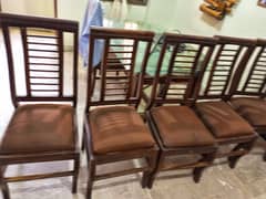 5 sheesham chairs 10/10 condition