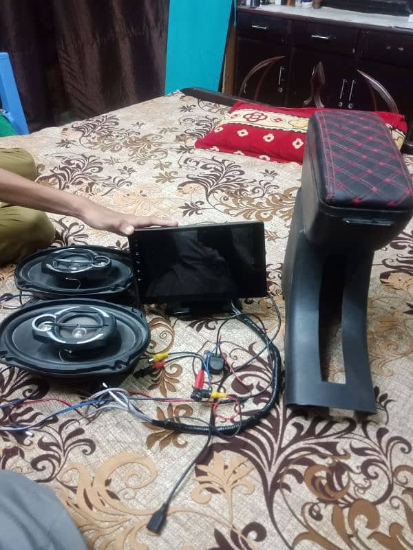 complete set of android panel, camera,USB,, Beltek speaker 1500 wat t 0