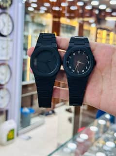 Black AURA ARABIC watch in multiple colours