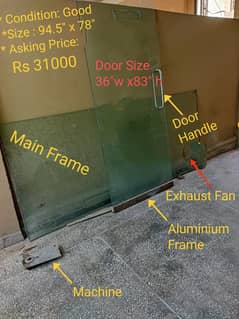12mm Glass Door for sale