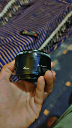 Canon 50 mm Lens All Ok Ha Box sath Ha