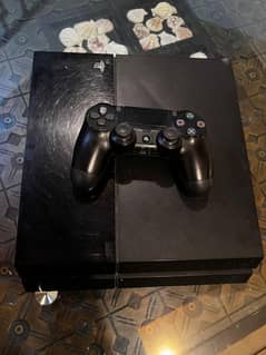 PS4 cd + black controler