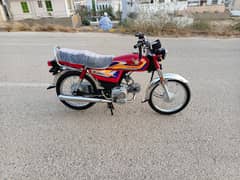 Honda CD 70 2024 aug stickers 2025