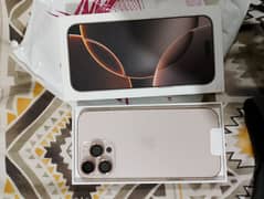 New Iphone 16 pro max 256gb non active desert Titanium