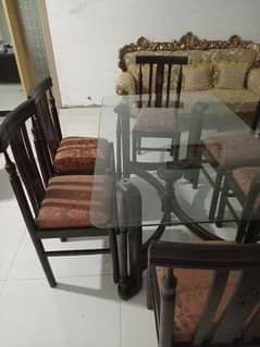 Dinning Table with Six Chairs