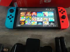 Nintendo Switch OLED jailbreak with 256gb, games, extra controller