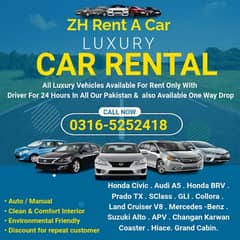 Rent A Car/Car Rental/With Driver/Mercedes Benz/V8/GLI/BRV/APV/Audi