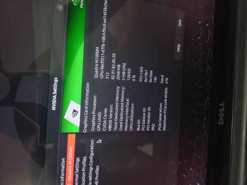Dell precision 5510 i7 HQ processor with Graphic card 0