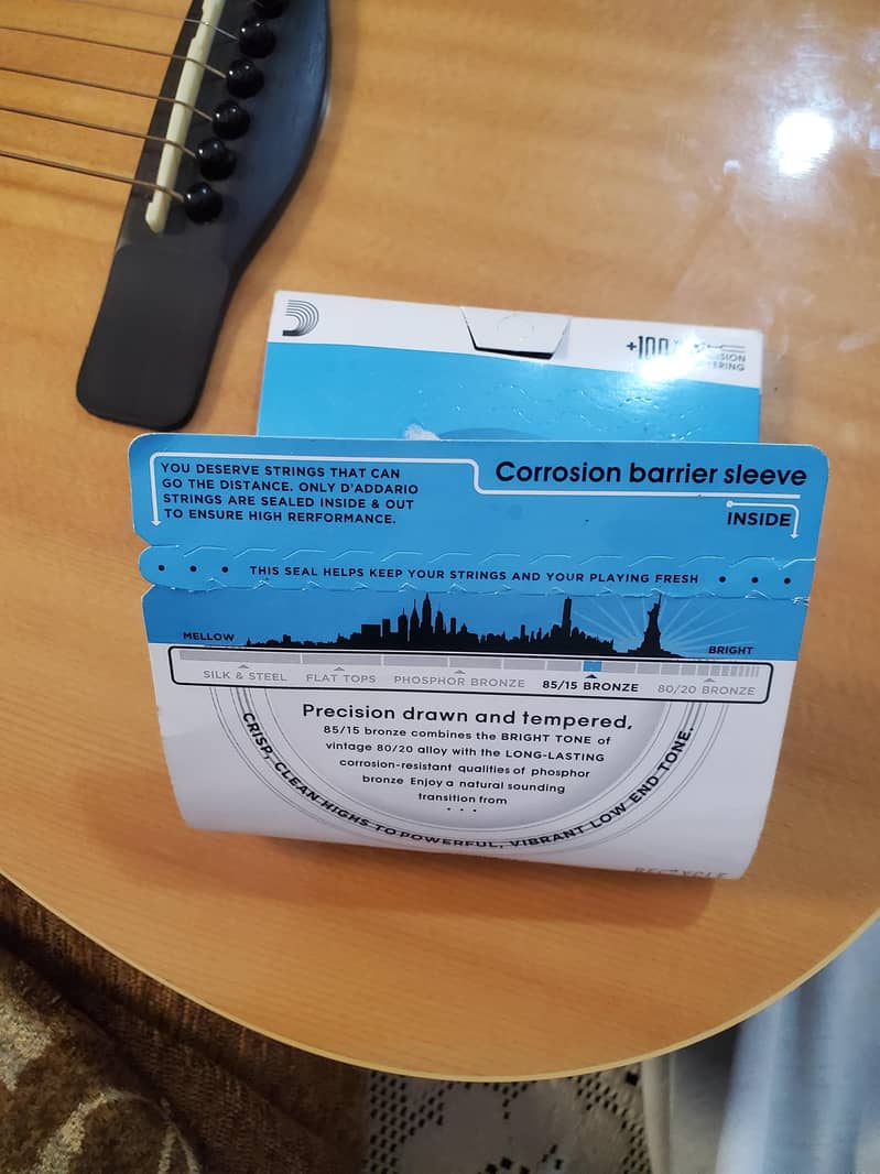 acoustic guitar strings new | daddario strings 1