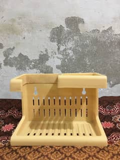 Soap and brush rack