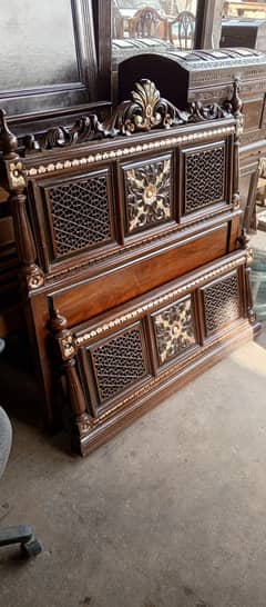 Shesham Wood chinioti bed