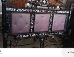 iron bed