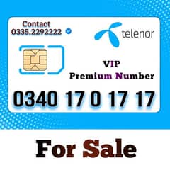 Telenor vip Golden Numbers for sale