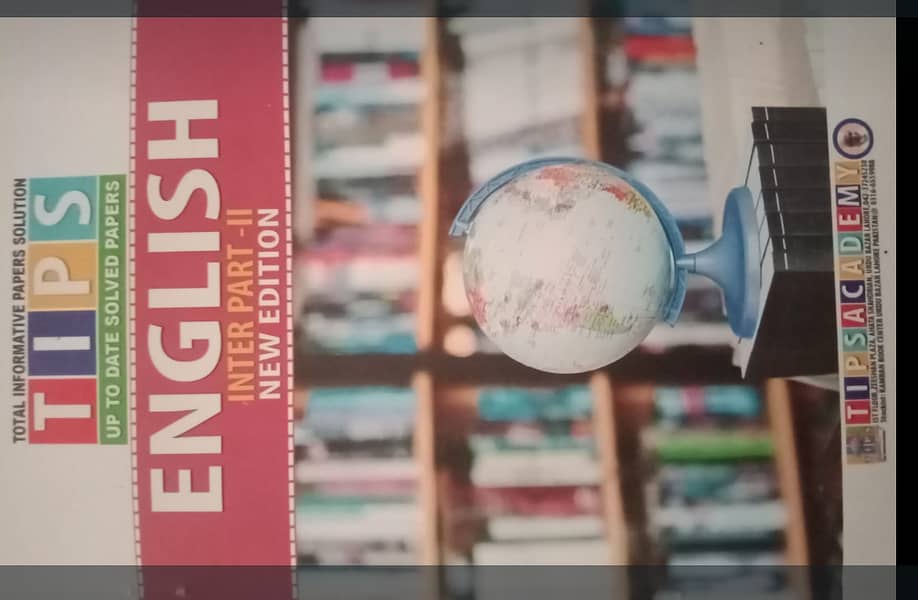 Tips UP-TO-DATE Solved past paper Part-ll English 0
