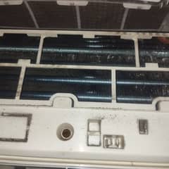 1 Ton AC with outdoor and with Copper pipe