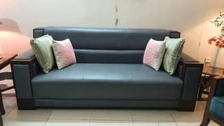5 seater classy leather sofa set