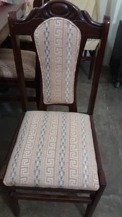 Dining Chairs & Table for 6 Person