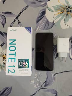 Infinix Note 12 G96 8gb 128gb Complete Box (Read Ad)