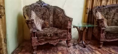 Chinioti Style Original Wooden Sofa 5 Seaters for sale