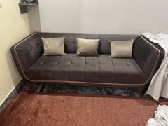 Sofa set including 3 sofas Used 2 month