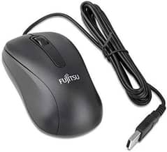 Fujitsu USB Ps2 3 Button Wheel Laser Mouse