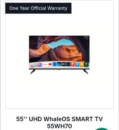 Aiva 55" UHD LED TV (AI with Chat GPT)