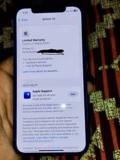 iPhone 12 64 gb 3.10 months sim chalni ha 3 months ki warenty bi pari