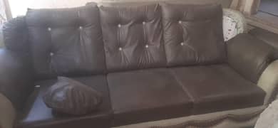 Leather poshing Sofa Set 3 3 2