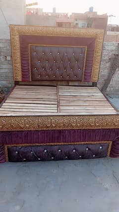 bed with mattress double bed
