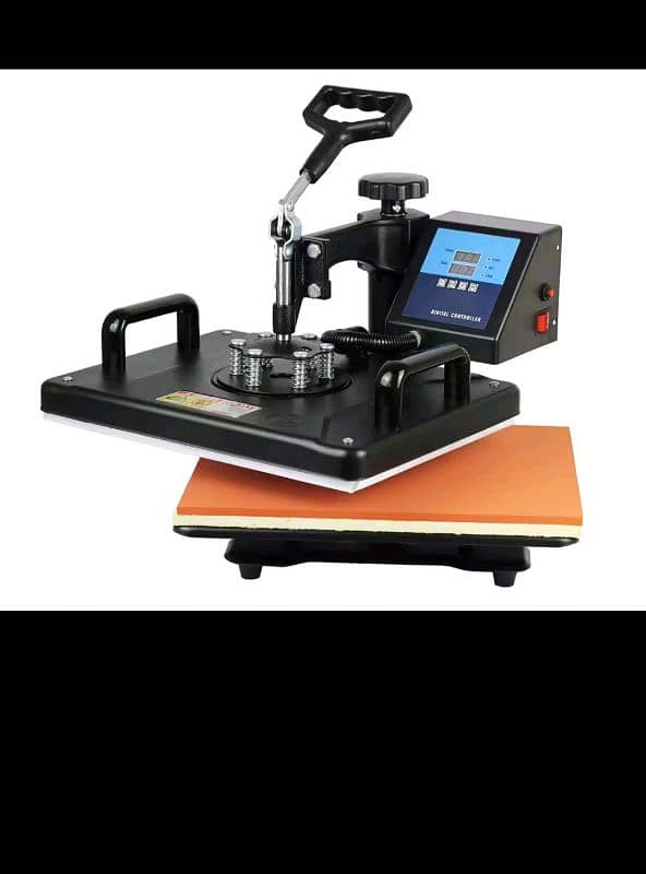 New Heat Press Machine 5 in 1 Dual LED Display with Reset Button 2