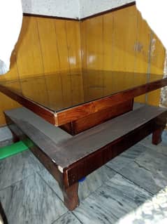 center table with 2 small table set