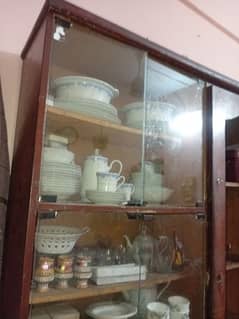 Used Wooden Showcase in Good Condition – Karachi