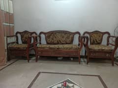 wooden 7 seater Sofa set for sale