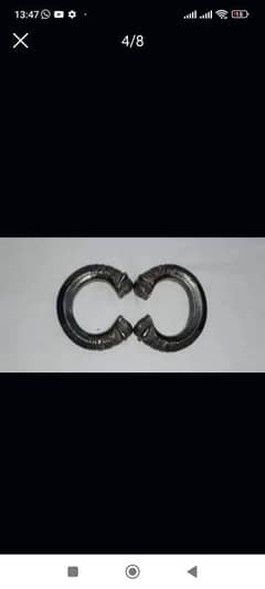 rings made of pure silver (Chandi).
