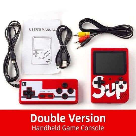  Double SUP Retro Game Box | 400 in 1 Games | Dual Controller + Joys 0