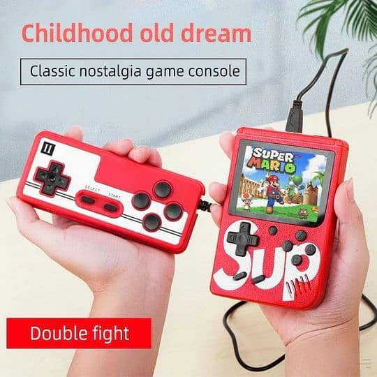  Double SUP Retro Game Box | 400 in 1 Games | Dual Controller + Joys 1