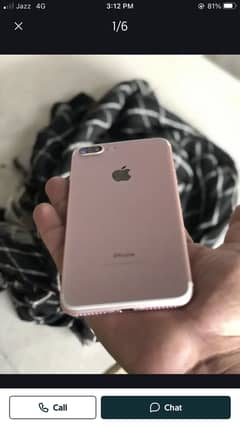 iPhone 7 Plus 128 gb PTA Approved Home Finger