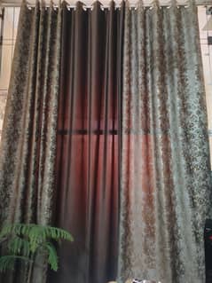 new velvet foil texture curtains. . 10 feet height