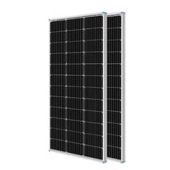 German mono solar panel with full black glasses and high efficiency