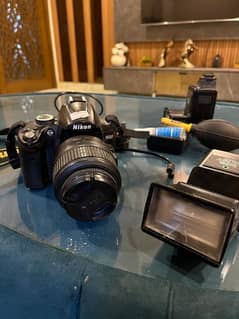 nikon d5000 dslr camera with accessories