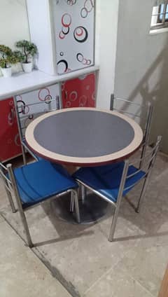 Set of 4 chairs and table is for sale grab this offer now