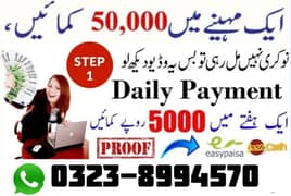 online work| part time job| daily earning|
