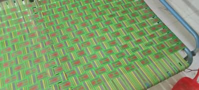 charpai folding green color full size