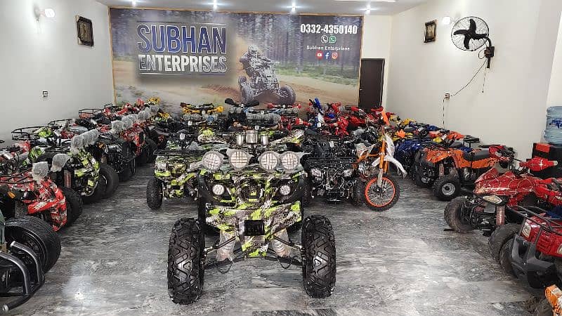 Full Monster Luxury Sports Allowy Rim 250cc Auto Engine Atv Quad Bikes 3