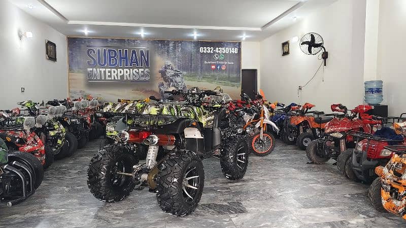 Full Monster Luxury Sports Allowy Rim 250cc Auto Engine Atv Quad Bikes 6