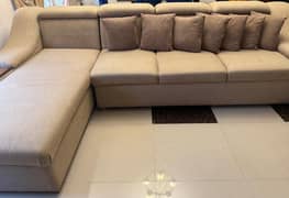 L-shaped sofa set