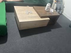 TV Lounge Center Table with Storage Drawers – Good Condition