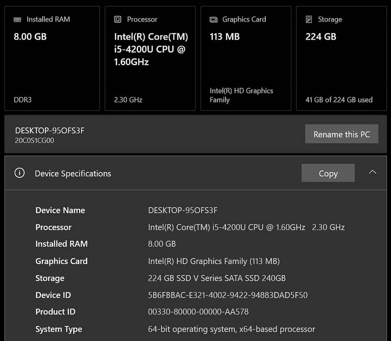 Intel Core i5 4th Generation (Touch & Type) 7