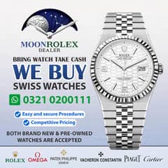Get Cash / Rolex Cartier Omega Hublot Chopard Breitling Rado Tag Heuer